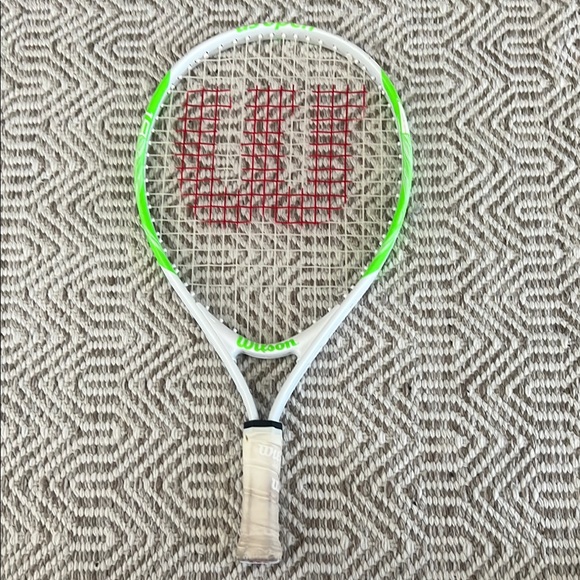 Wilson Tennis Racket with Red and Green Accents for kids - Picture 3 of 3